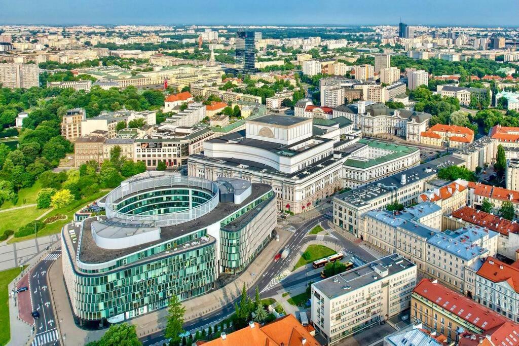 Ferienwohnung Decor 2 Metro Fast Wifi 55'Tv Netflix Hbo Cozy Warschau Exterior foto