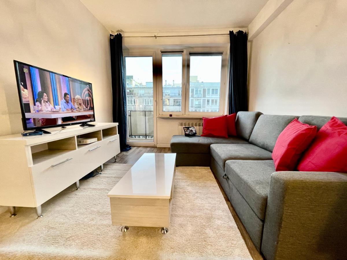 Ferienwohnung Decor 2 Metro Fast Wifi 55'Tv Netflix Hbo Cozy Warschau Exterior foto