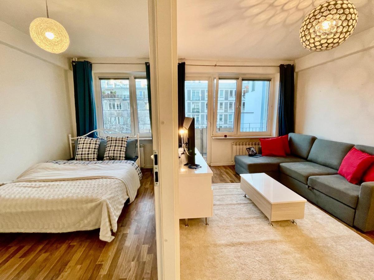 Ferienwohnung Decor 2 Metro Fast Wifi 55'Tv Netflix Hbo Cozy Warschau Exterior foto